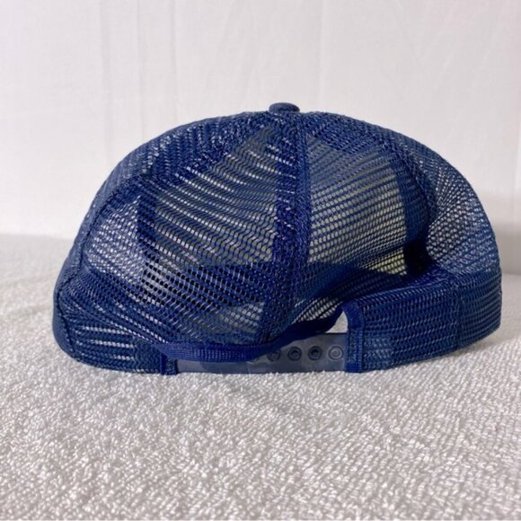 Vintage Blue Hammonds&Swaffords Paint&Body Shop Mesh Back Snap Back Trucker Hat - Picture 3 of 10